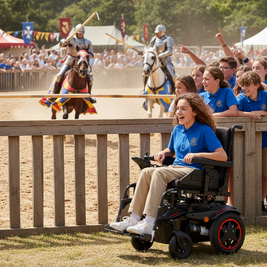 Quickie Q100R Electric Wheelchair Starting - Active Mobility Ltd