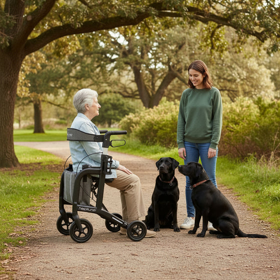 Rollator Neptune - Black - Active Mobility Ltd