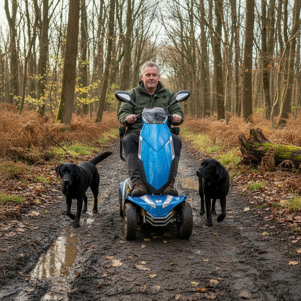 Rascal Vecta Sport 8mph Compact Road Scooter 25 Stone 27-Mile Max Grip LSD 600W